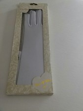 Bridal Wedding Gloves 16 Inches Elbow Length Strech Shiny White