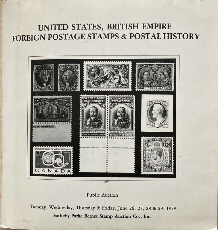 US, British, Foreign Stamp Auction 1979