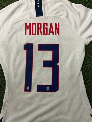 Nike USA Women's Home Jersey 2019 Legend Morgan #13 - White | eBay