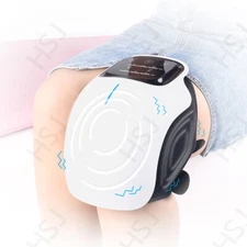 Wireless knee massager with infrared heating and vibration to relieve knee pain