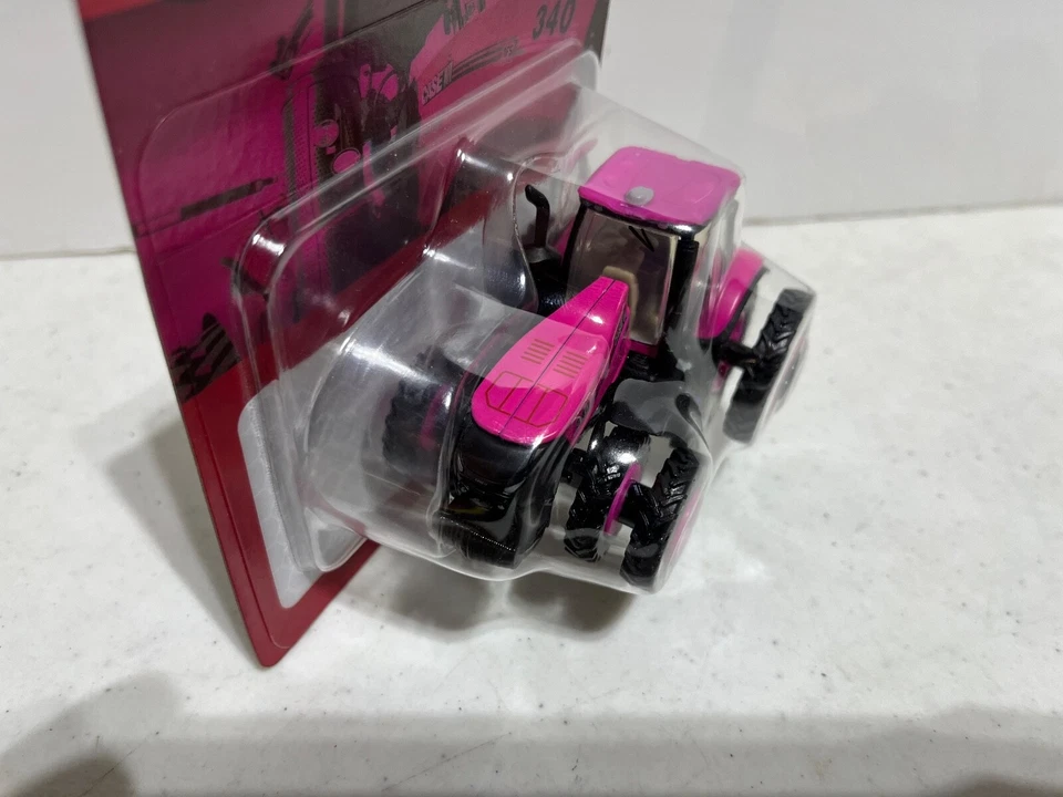 Case/IH 340 Magnum Pink Tractor w AFS Connect Duals All Around 1/64 by Ertl - Image 2 of 4