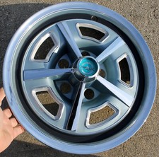 One Blue 1967 1968 1969 Ford T-bird Thunderbird Hubcap Spinner Wheel Cover Oem
