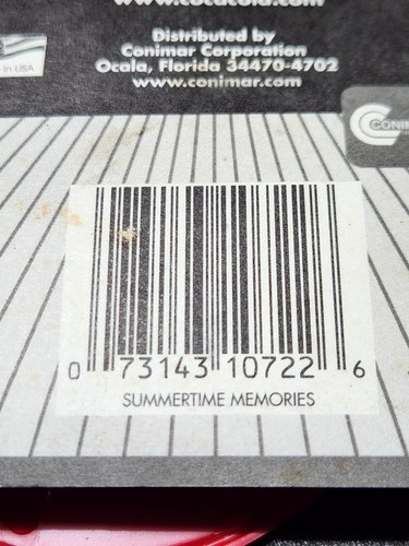 Vintage Coca Cola Deco Plastic Coasters Summertime Memories 4 in. Set 4 Opened - Picture 10 of 10