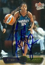 Nikki McCray autographed Basketball Card Washington Mystics 2002 Fleer Ultra #75