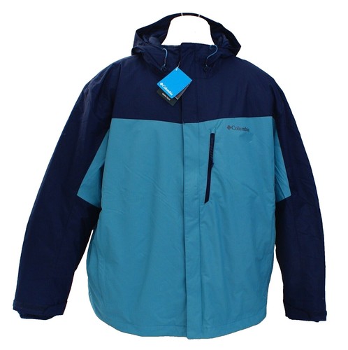 Columbia Sportswear Blue Blizzard Fighter Insulated Hooded Jacket