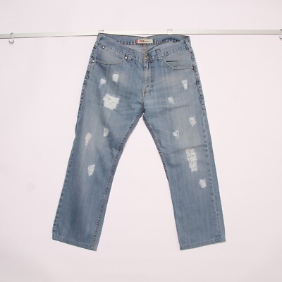 Levi's 504 Straight Customized W34 L / Gebraucht Vintage Denim Jeans (Cod.H3167)