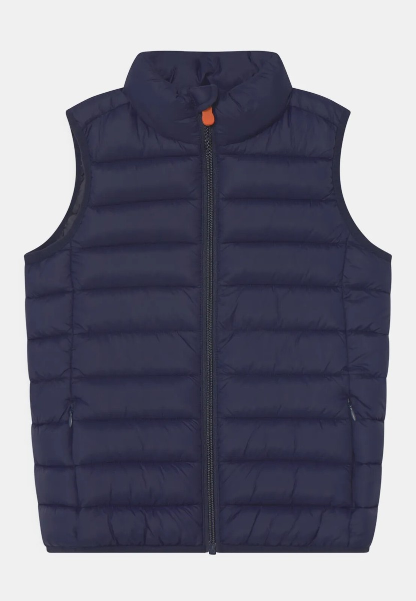 SAVE THE DUCK GIACCHETTO GILET SMANICATO BAMBINO 10 14 ANNI SCONTO