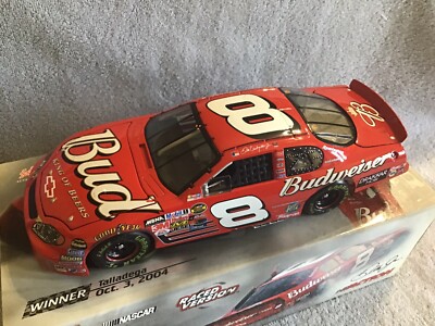 2004 Action DALE EARNHARDT JR #8 Budweiser RACED TALLADEGA WINNER