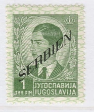 DEUTSCHE BESETZUNG SERBIEN German Occupation SERBIA 1941 1d MNH** A27P33F24090