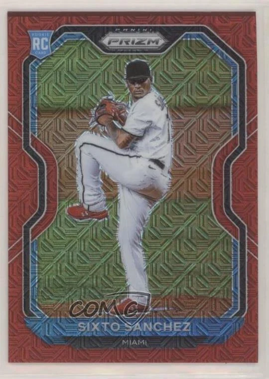 2021 Panini Prizm Red Mojo Prizm /149 Sixto Sanchez #86 Rookie RC