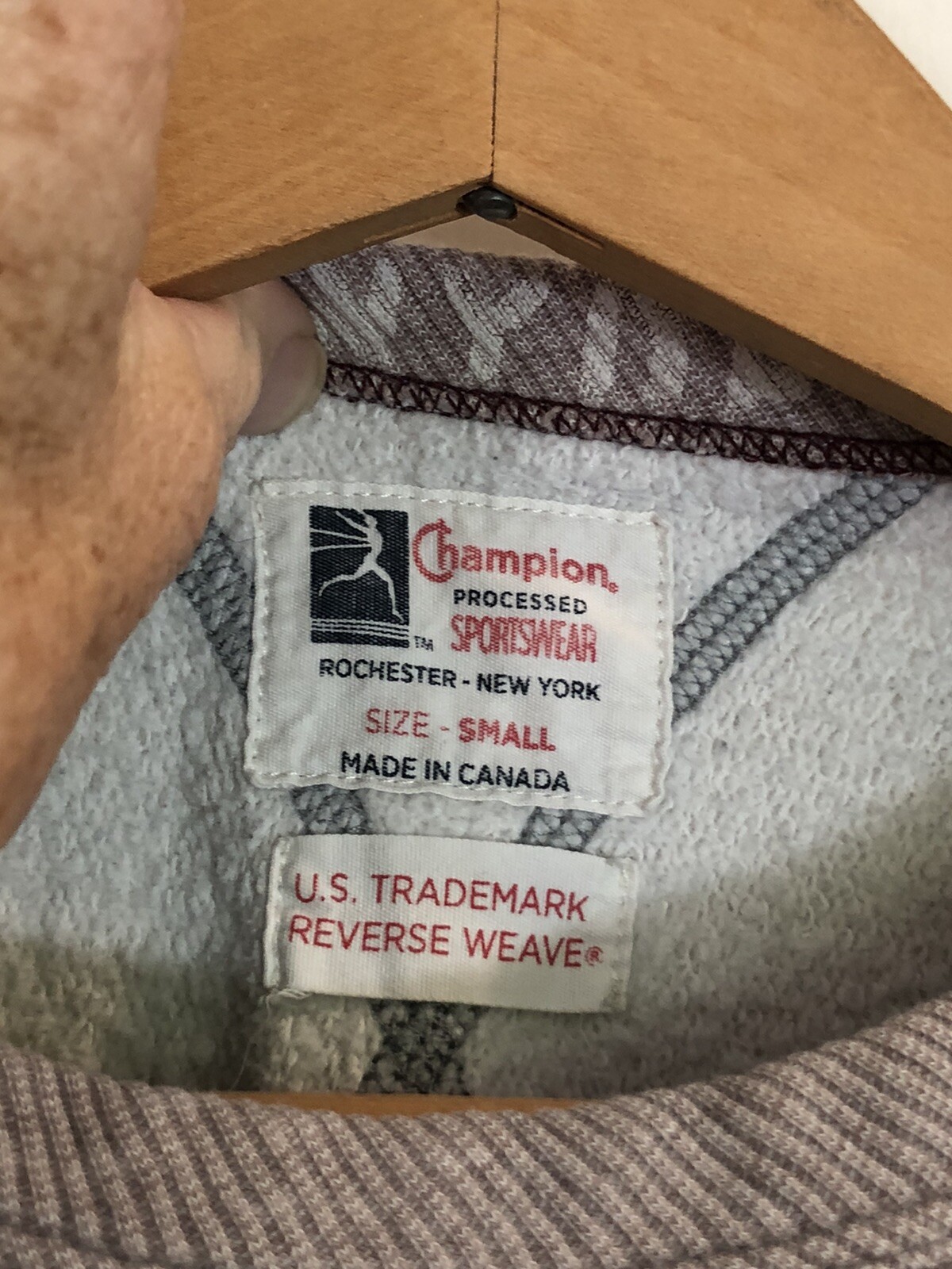 Vintage Champion Reverse Weave Processed Sportswe… - image 5