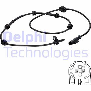 Delphi SS20638 Sensor, Raddrehzahl Hinterachse Links Rechts FÜR Alfa Romeo-image