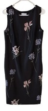 Calvin Klein Dress 6 Floral Lined Side Zip