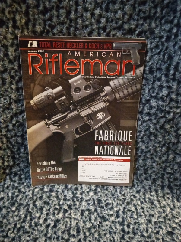 AMERICAN RIFLEMAN MAGAZINE COPY JANUARY 2015