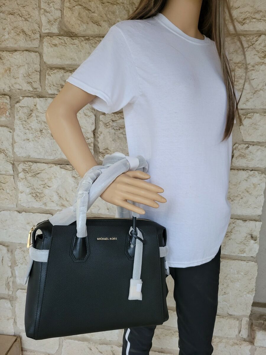 Mercer Medium Logo and Leather Belted Satchel