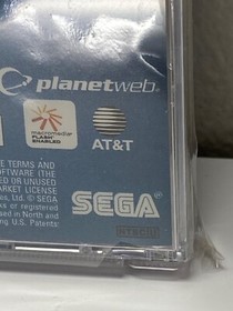 SEGA Dreamcast Web Browser 2.0 Disc FACTORY SEALED NEW AT&T PlanetWeb Seganet