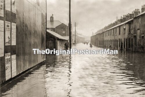 Clitheroe - Taylor Street Flood 6x4 (RARE) photograph - Picture 1 of 1