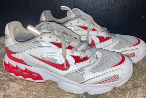 Nike Zoom Air Fire Running Shoes White Red CW3876… - image 1