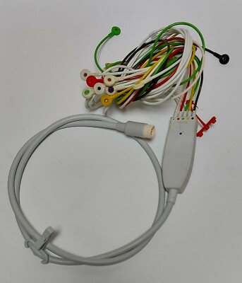 Philips MRX BP ECG LEADS CABLES 12 LEAD FULL SET Paramedic Emergency Ambulance 