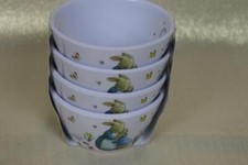 BEATRIX POTTER PETER BUNNY RABBIT EASTER SPRING MELAMINE APPETIZER BOWLS-NEW-S/4