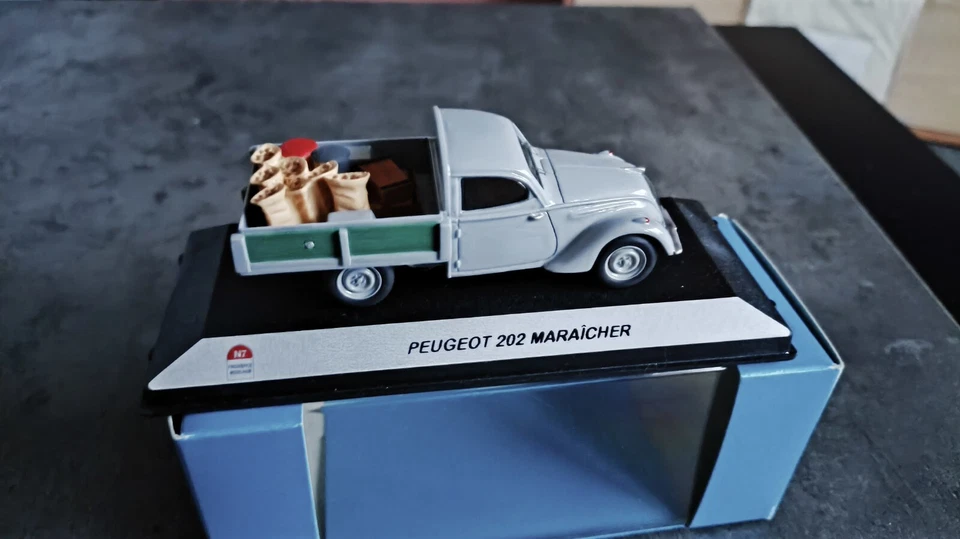 1/43 NATIONALE 7 PROVENCE MOULAGE RESINE PEUGEOT 202 PICK UP MARAICHER MIB - Photo 3/4