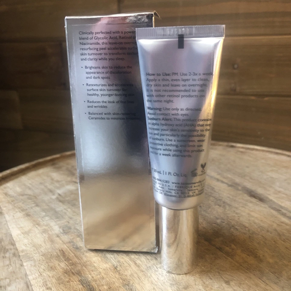 Kate Somerville KateCeuticals Resurfacing Overnight Peel |Clinic-Grade Face Peel - Image 3 of 4