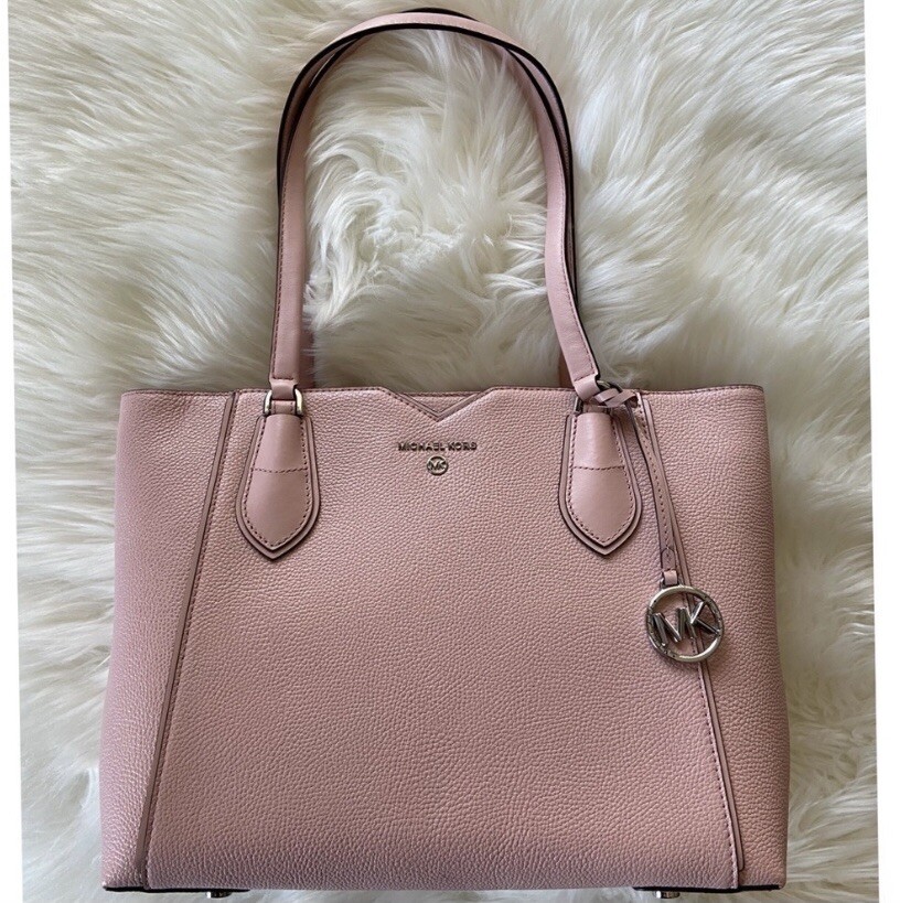 Michael Kors Mae Medium Leather Tote NWT