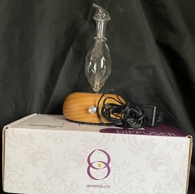 Aromis | Wood, Glass Aromatherapy Nebulizing Diffuser | Orbis Lux Vitis