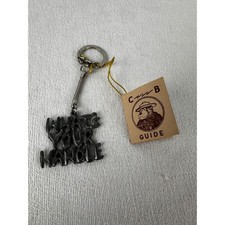 CB Guide Silvertone Chain Link WHATS YOUR HANDLE Pendant Necklace CB Radio Talk