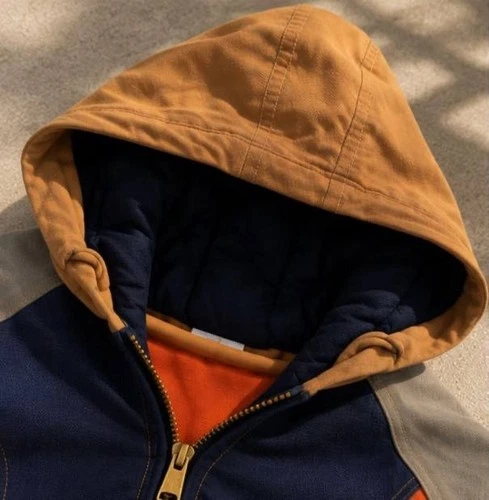 Carhartt Vintage Jacket Mens Size M Reworked Patchwock Winter Jacket image 3
