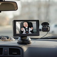 Rear Seat Baby Car Camera for Backseat HD-Rear-Facing Car Baby Monitor with N...