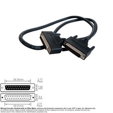Cable Parallel Serial D-Sub DB25 DB 25 Pin IEEE-1284 Female Male Extension 3FT