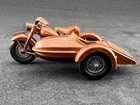 Vintage Lesney Matchbox No 66 Diecast Harley Davidson Motorcycle Sidecar England