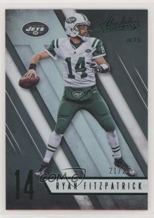 2016 Panini Absolute Spectrum Green 21/25 Ryan Fitzpatrick #39 x5u