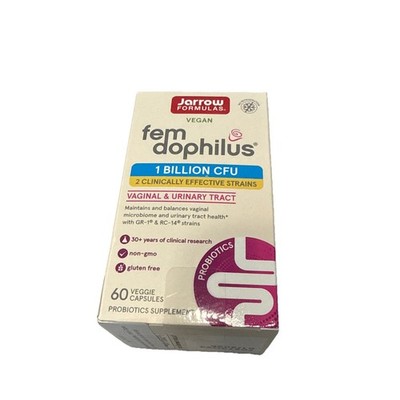Jarrow Formulas 1 Billion CFU 60 Veggie Capsules Vaginal&Urinary Tract Exp1/26