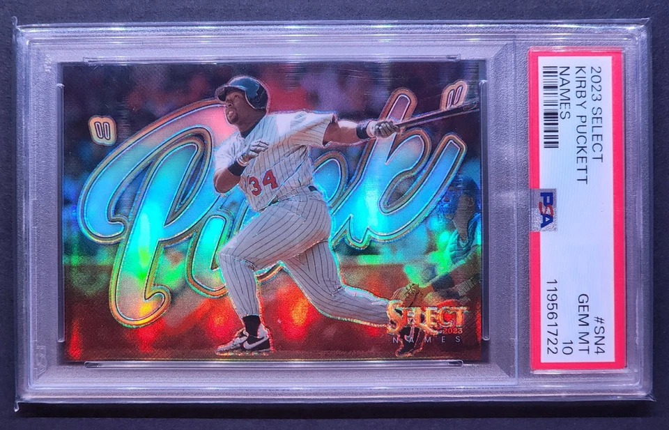 2023 Panini Select - Select Names Kirby Puckett #SN4 - Image 2 of 3