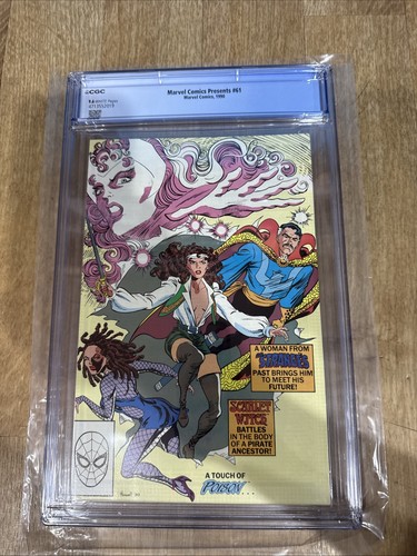 Marvel Comics Presents #61 CGC 9.6 Comic 1990 WOLVERINE VS HULK BATTLE Graded - Picture 3 of 4