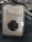 1985 P WASHINGTON 25 C MS 65 NGC GRADED And 2 Gem Proofs