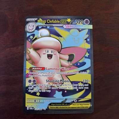 Pokémon TCG Perfect Order Mega Clefable EX Full Art Ultra Rare 103/088 NM