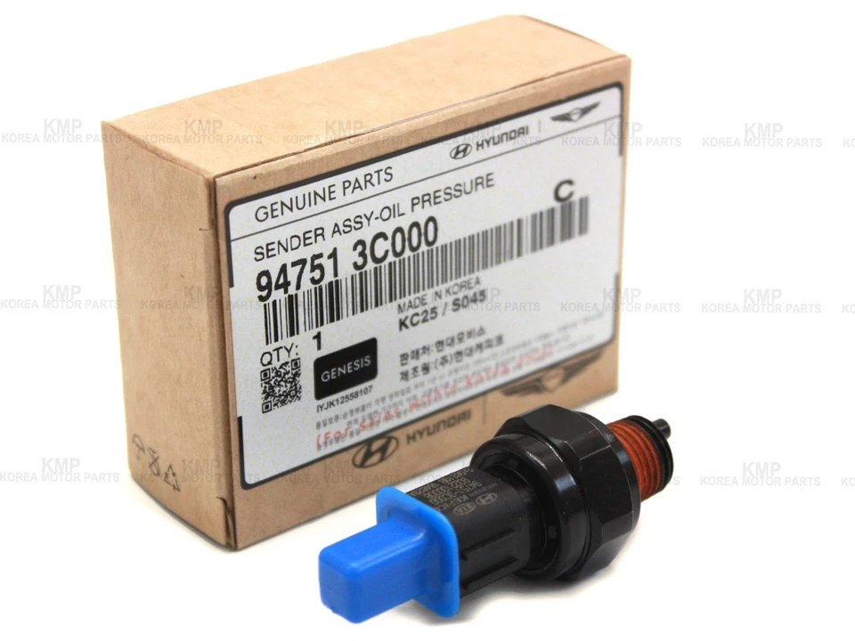 Interruptor de presión de aceite genuino⭐ para 15-24 Genesis Hyundai 17-24 Kia OE# 94751-3C000 Foto 2 de 4