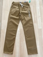 Gap Boys XL 12 Light Brown High Stretch Slim Elastic Waist Pants NWT