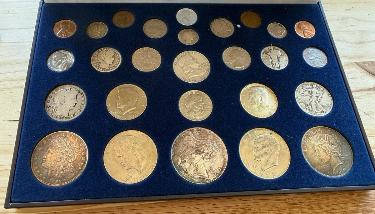 アメリカ 銀貨 US Type Coin Set 20世紀 古銭 硬貨 フレーム United States 20th Century Coins for sale | eBay