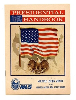Presidential Handbook 1968 Multiple Listing Service Greater Boston 