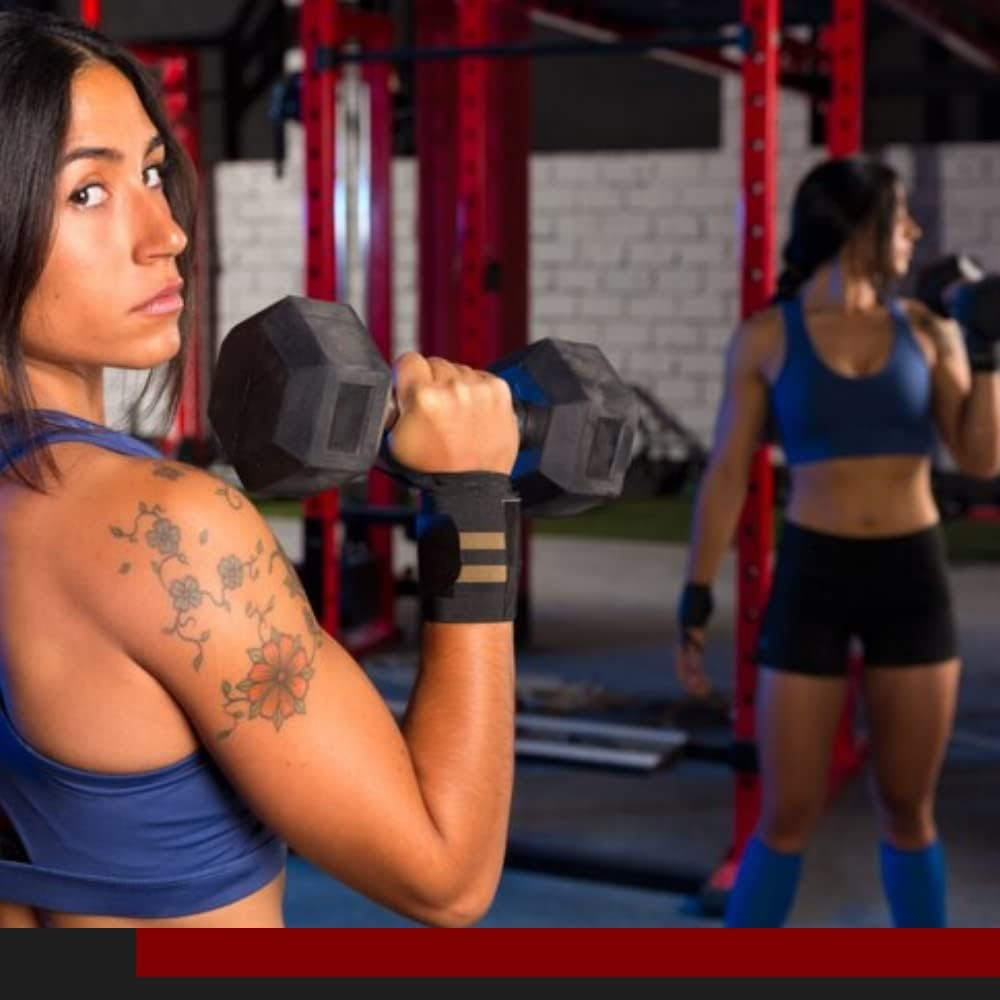 Manubrio Esagonale da 5kg per Palestra Fitness foto 6