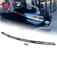 Black Windshield Trim Mounting Fit For Harley Touring Street Glide Electra Glide