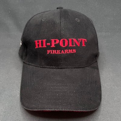 Vintage Hi-Point Firearms Strapback Hat Black Red Shooting Cap