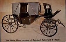 Ohio Fremont Rutherford B Hayes Library White House Carriage ~ postcard sku653