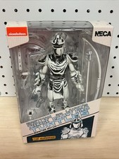 TMNT Black And White Shredder Action Figure Mirage Signature Edition NECA