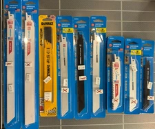Assorted Reciprocating Saw Blades, New in original packaging
