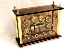 Large Vintage Gorham Sankyo Japan Musical Box Player Blue Danube (song)